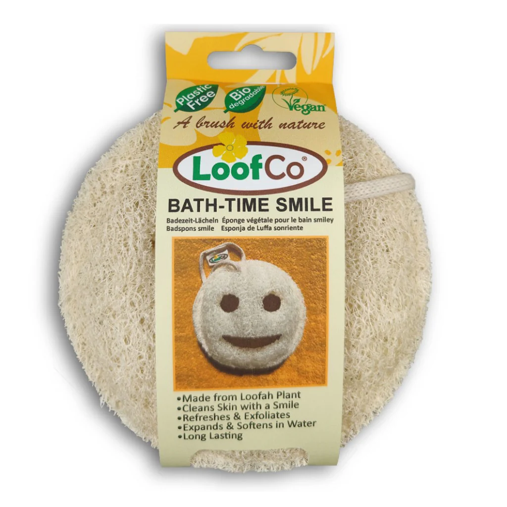 Badtijd Smiley Loofah