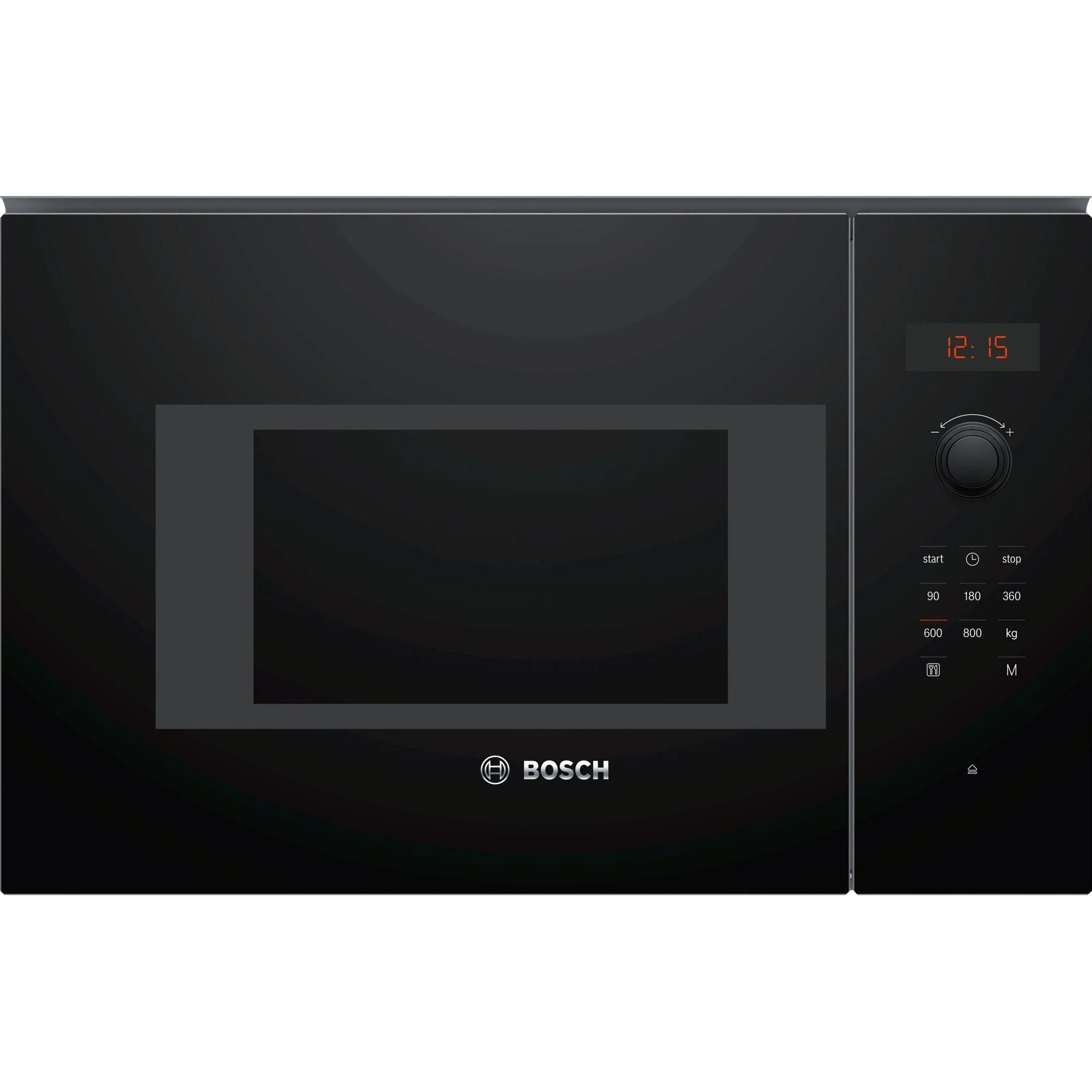 Bosch BFL523MB1F – Serie 4 – Inbouwmagnetron – 38×59 cm – 20 l – Zwart – Eenvoudig te reinigen met hydrolyse