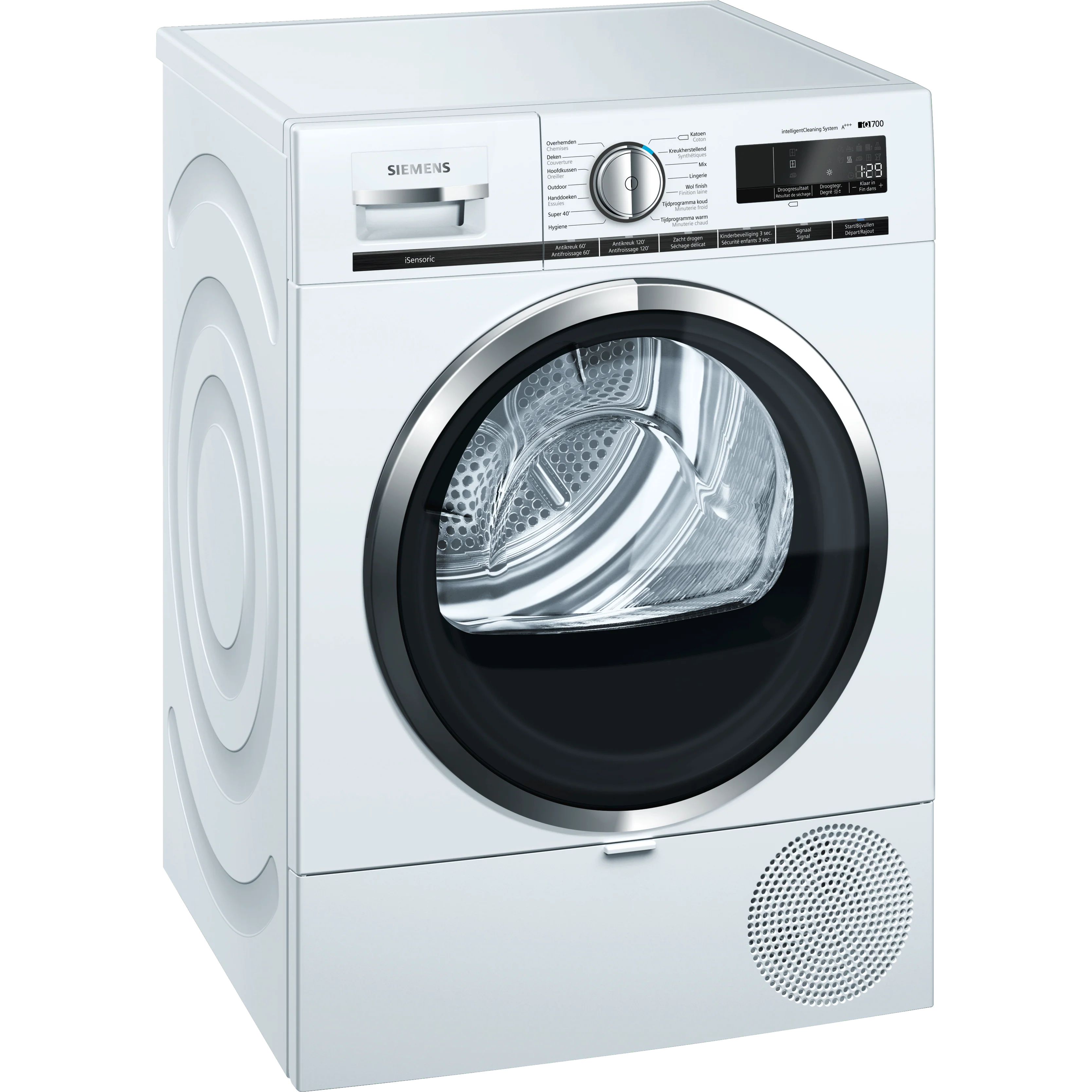 Siemens WT48XM40FG – IQ700 – Warmptepompdroger – 9 kg – (Nieuw niet in originele doos)