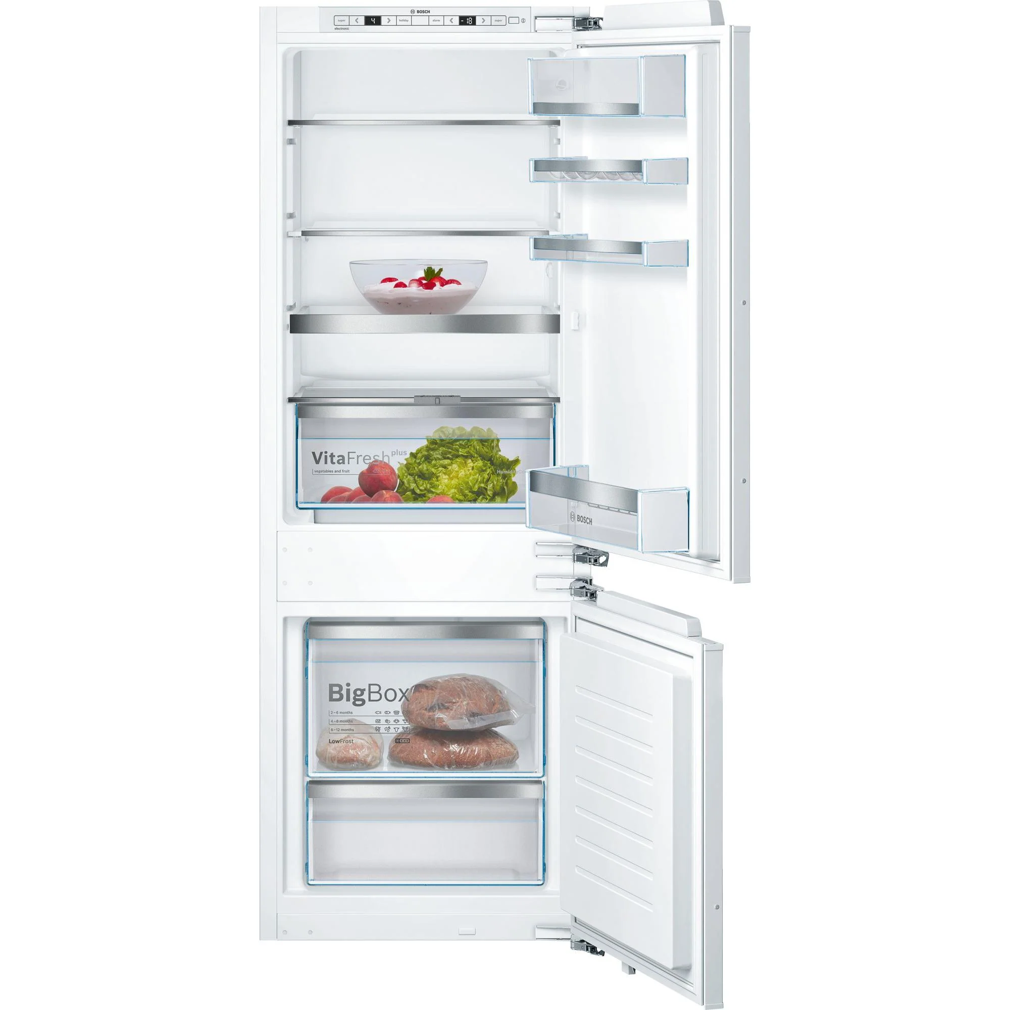 Bosch KIS77AFE0 – Serie 6 – Inbouw koel-vriescombinatie – 157.8 x 55.8 cm