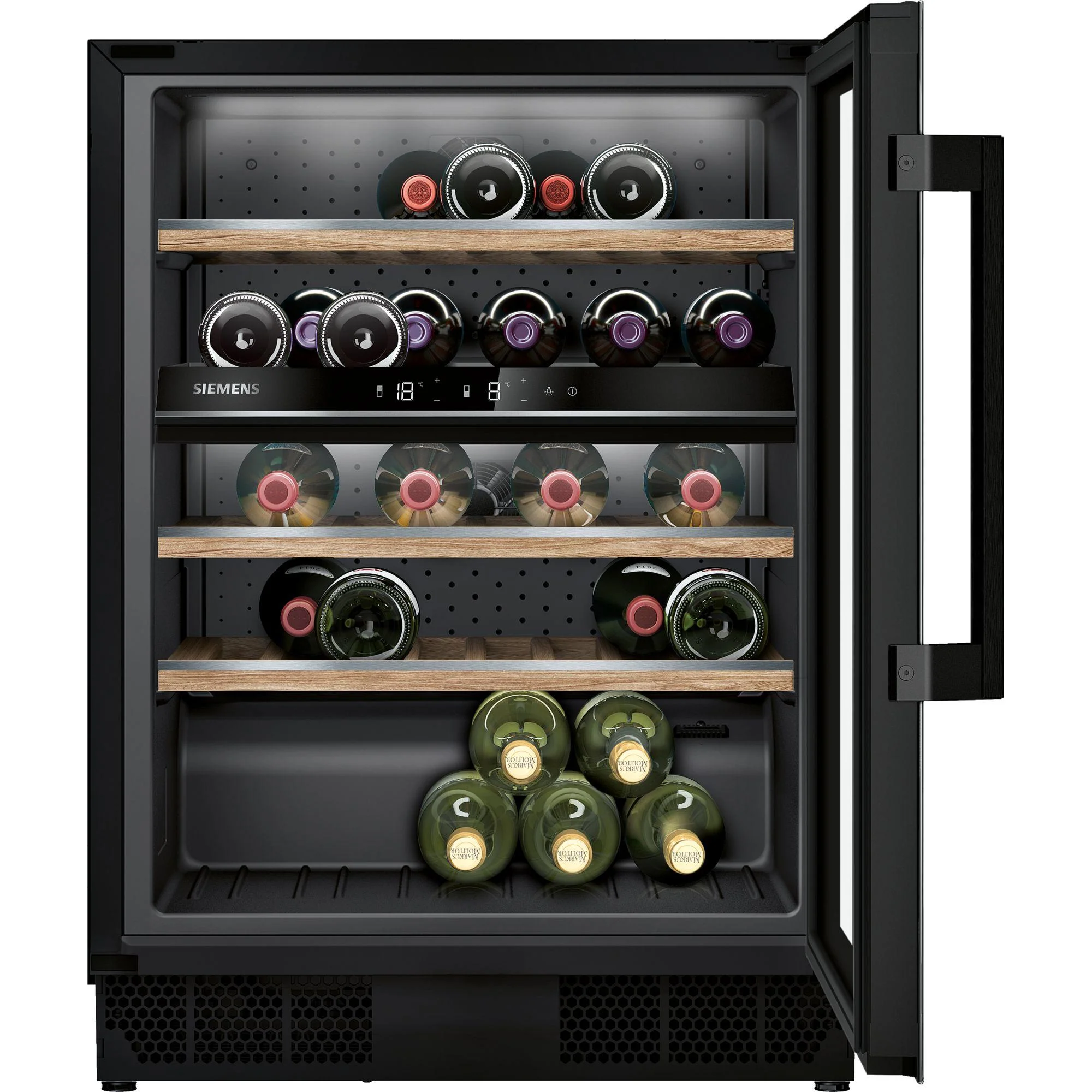 Siemens KU21WAHG0 – iQ500 – Inbouw wijnklimaatkast – 81.8 x 59.8 cm