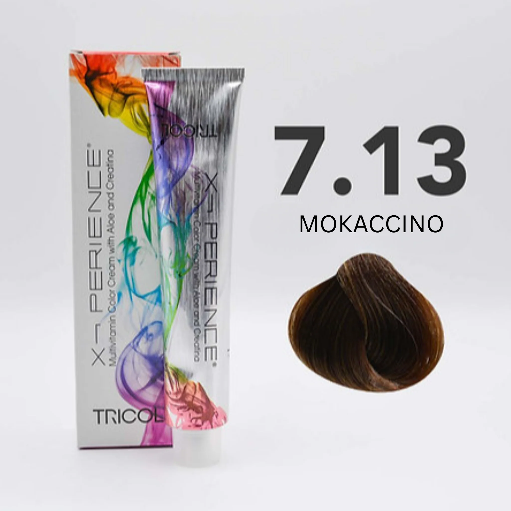 Tricol Xperience – Permanente Haarverf- 7.13 – MOKACCINO – 100 ml