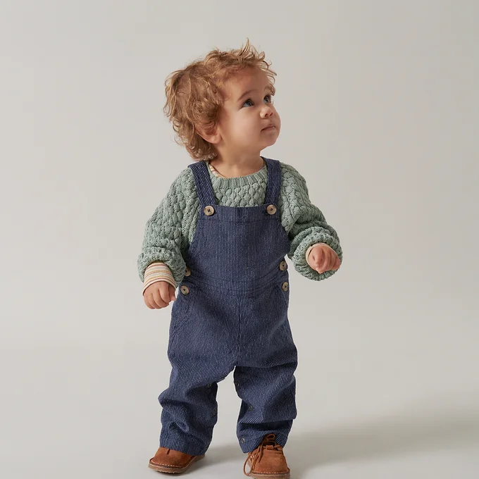 MarMar Copenhagen – Ruben Chambray Dungarees – Baby Tuinbroekje – Katoen