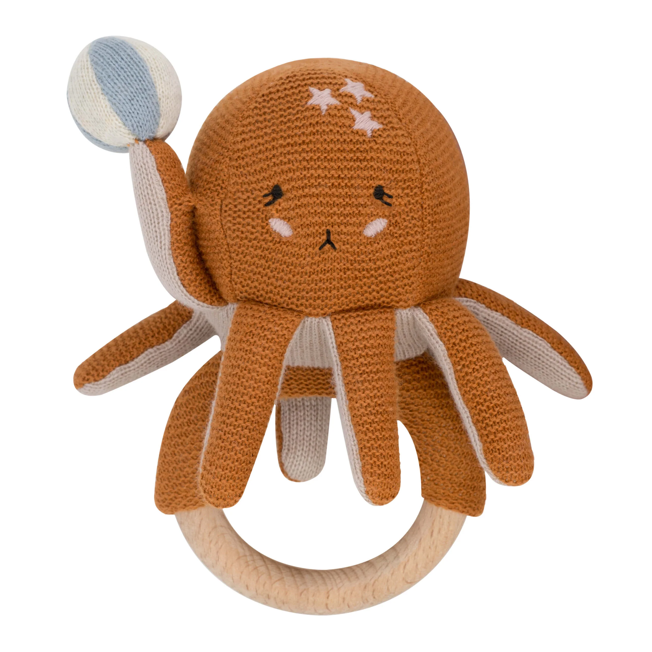Baby Rammelaar – Ozzy de Octopus – Biologisch katoen – Baby Bello
