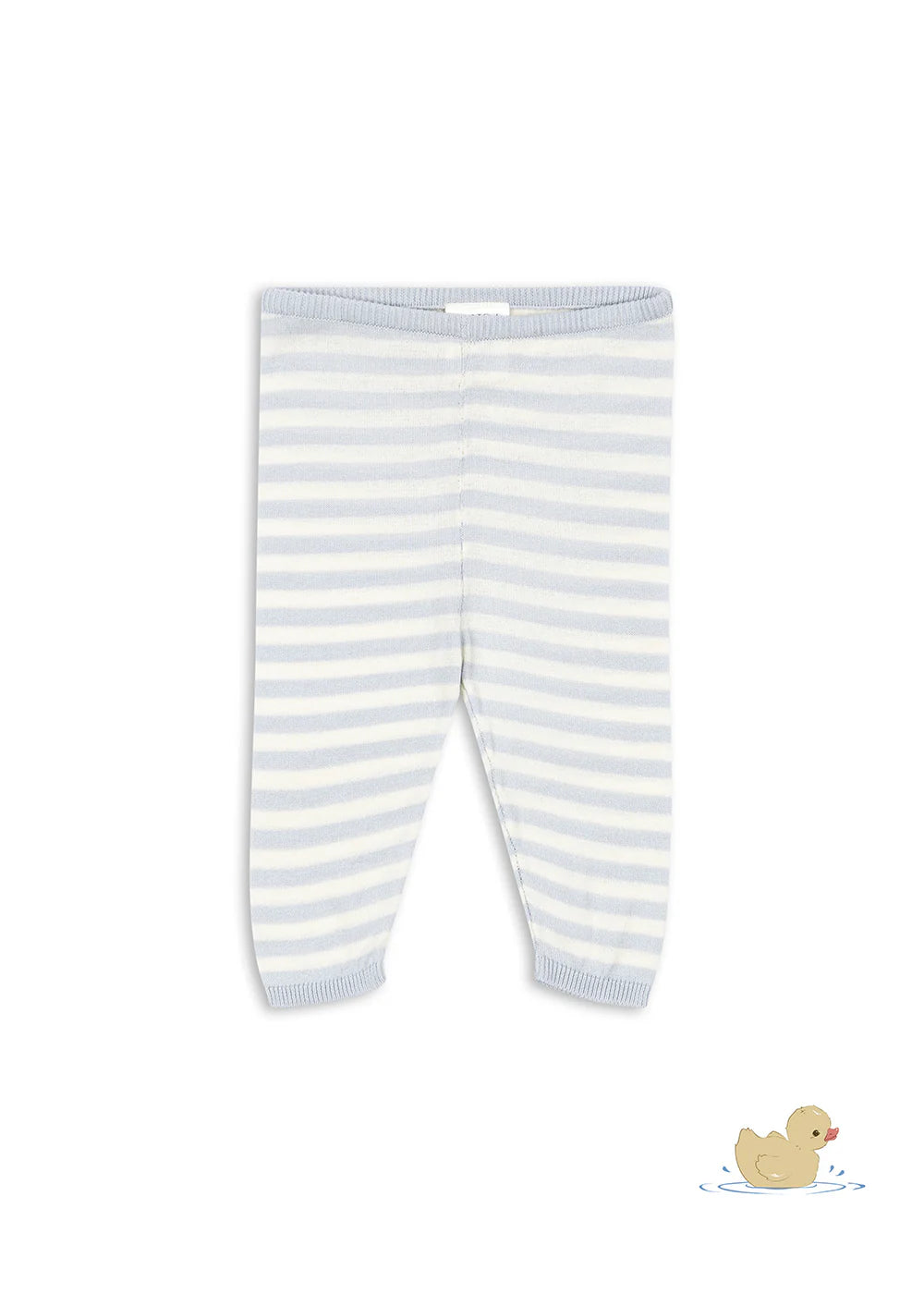 Dungebreid broekje – Venti Knit Leggings – Gray Dawn/Blauw – Biologisch Katoen – GOTS – Konges Sløjd