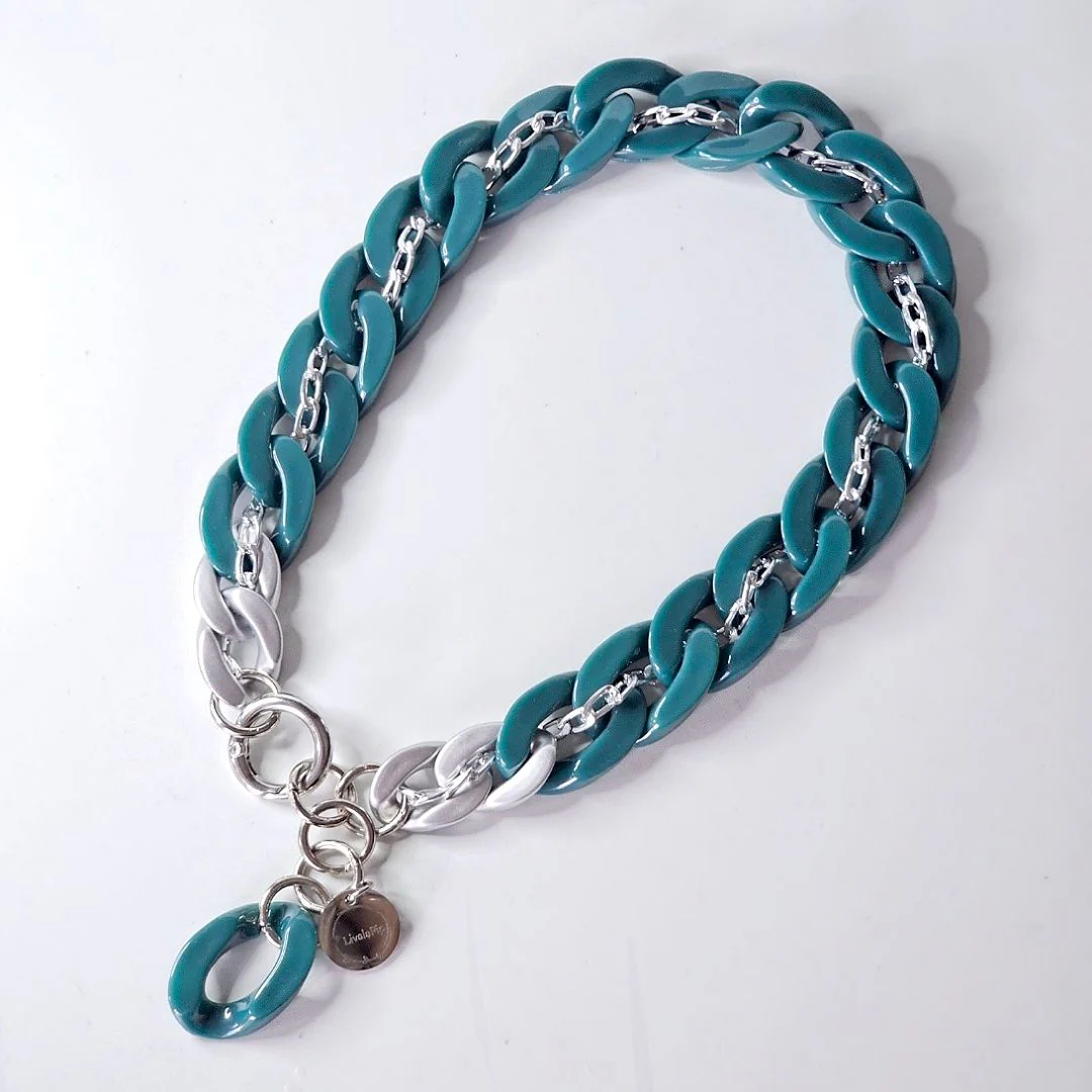 LivalaPip™ – ID Collar – Schakel – Teal Blue