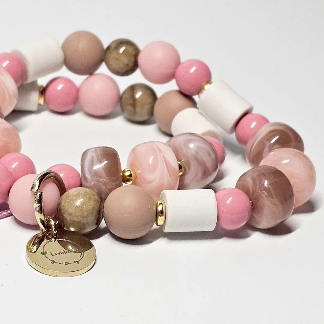 LivalaPip™ – Anti-tekenketting – Boho Blushwood