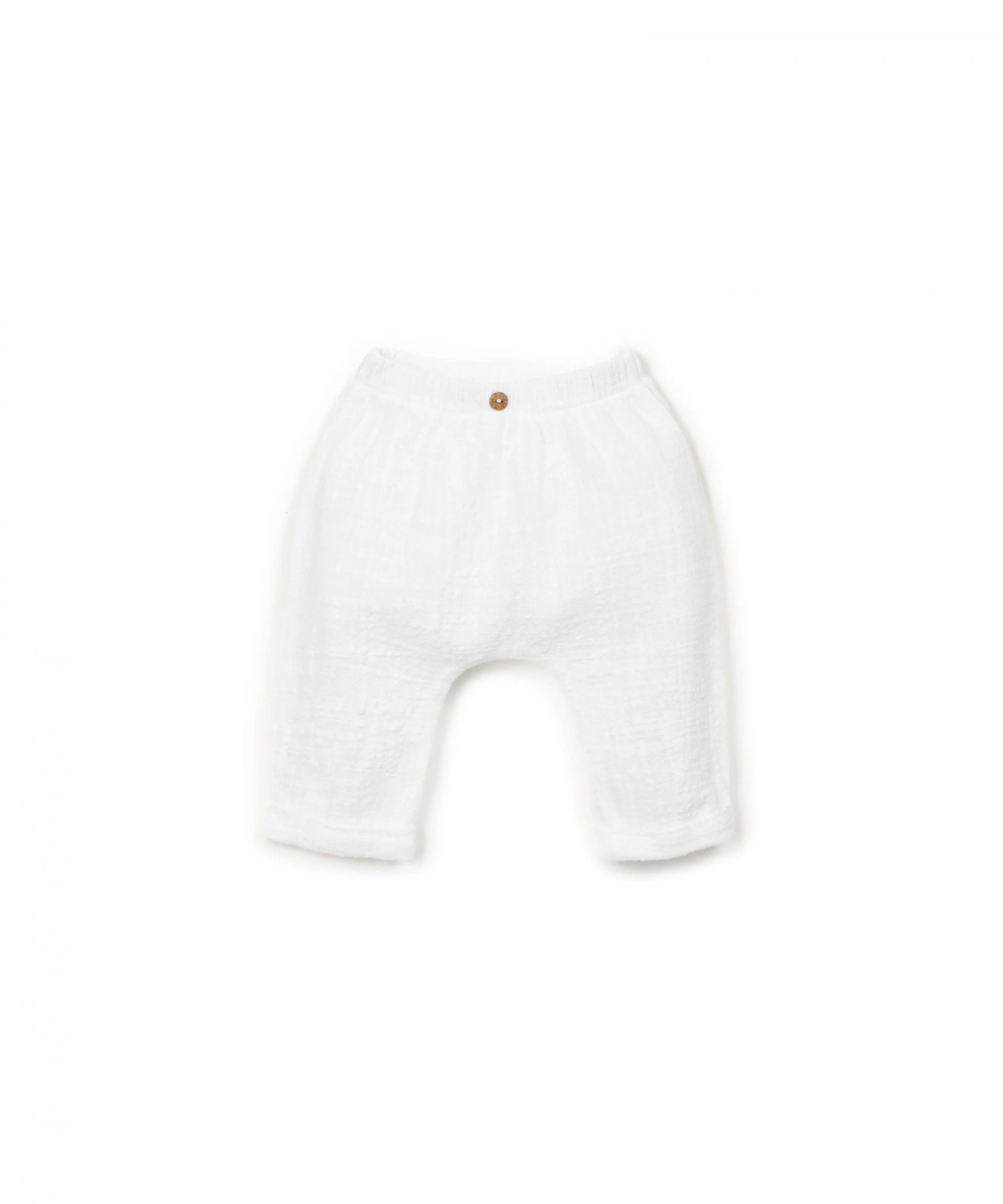 Zomerbroekje – Woven Trousers – Biologisch katoen – Wit – Playup