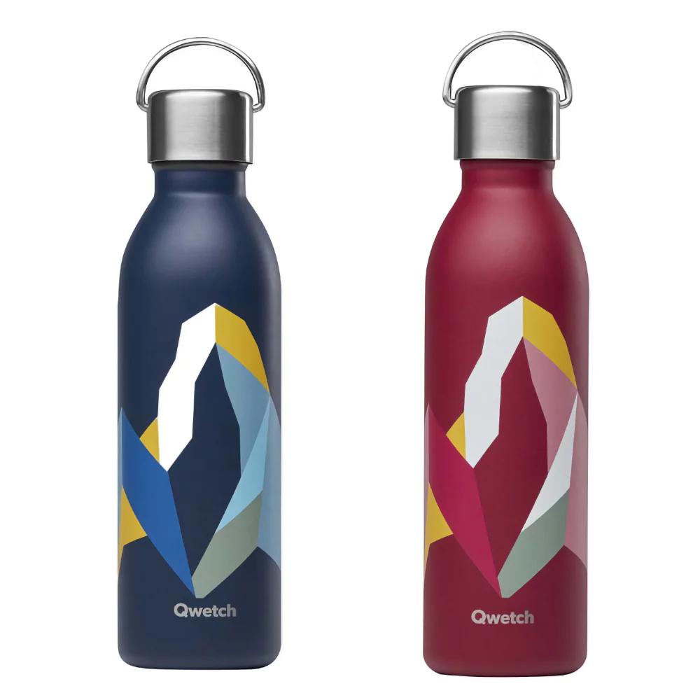 Qwetch – Geïsoleerde Roestvrijstalen ‘Active’ Fles – 600 ML