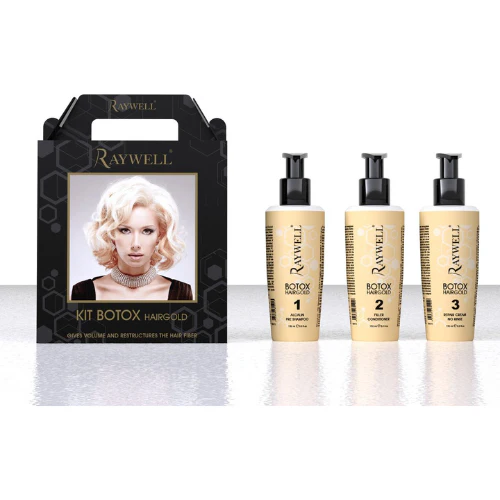 Raywell Kit Boto Hair Gold 3x 150ml