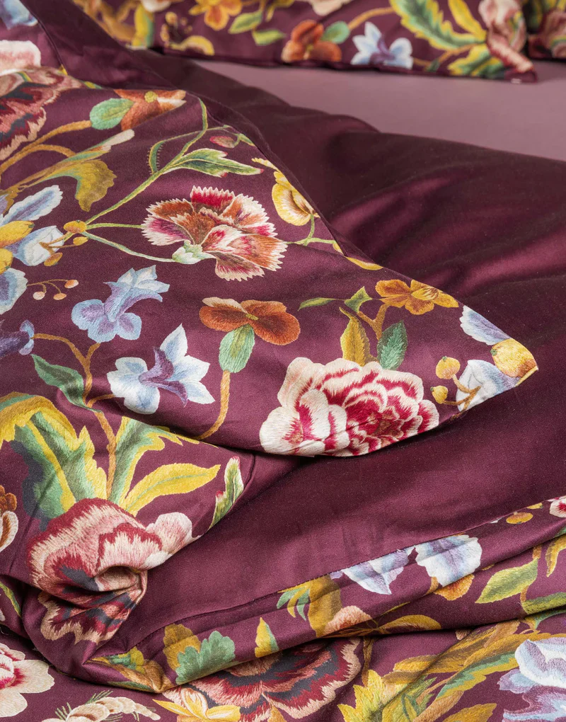 Essenza Dekbedovertrek Rosanellal 240x200/220 mauve wine - Afbeelding 2