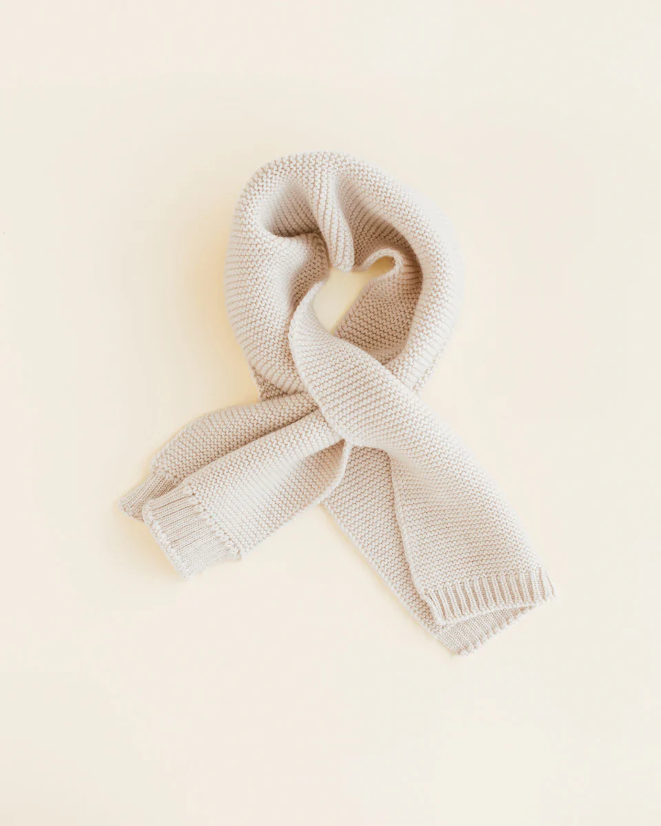 Scarf Ivo – 100% extra fine Italiaanse merino wol – HVID
