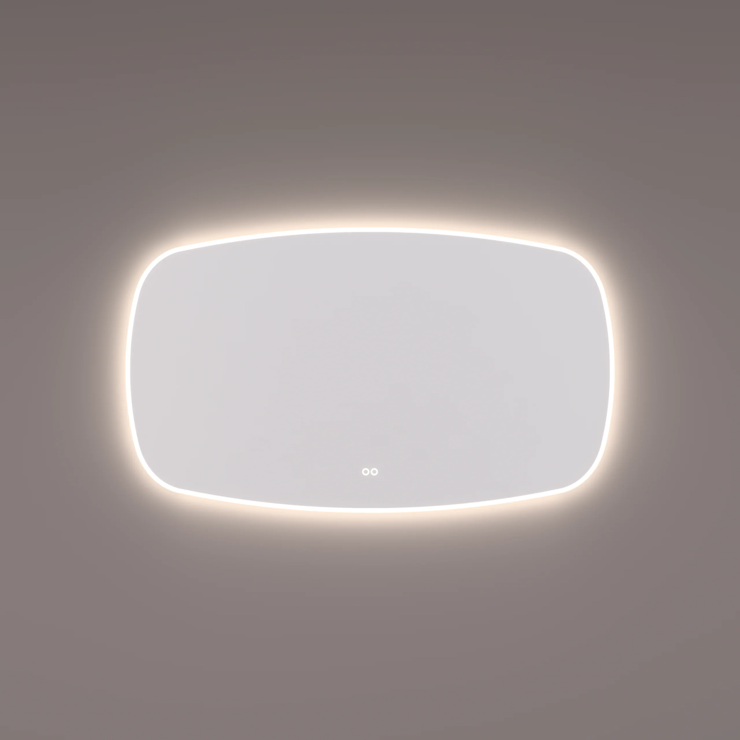 Hipp Design SPV 19000 Deens ovale spiegel met directe en indirecte kleurenwissel verlichting en verwarming