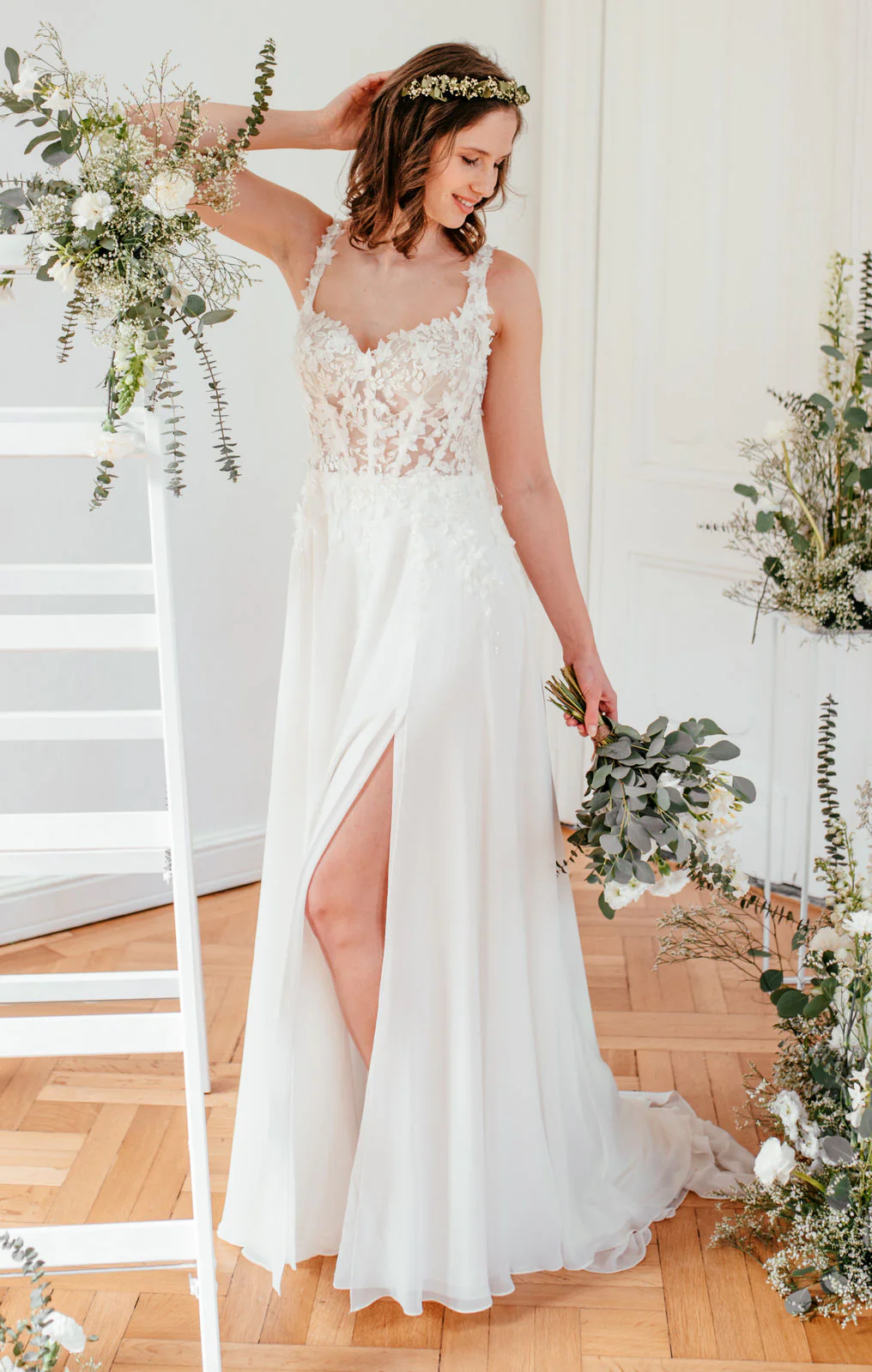 Sanna Lindstrom - Trouwjurk Florence - maat 40 - Afbeelding 3