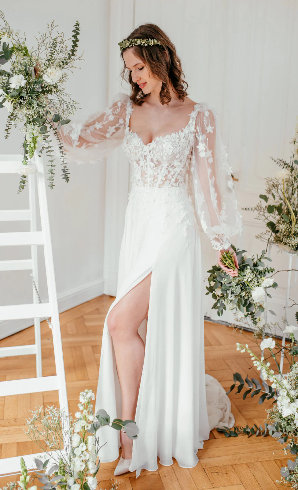 Sanna Lindstrom - Trouwjurk Florence - maat 40 - Afbeelding 2