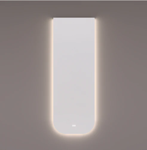 Hipp Design SPV SLP 2 afgeronde rechthoekige plafondspiegel met indirecte kleurenwissel verlichting en verwarming