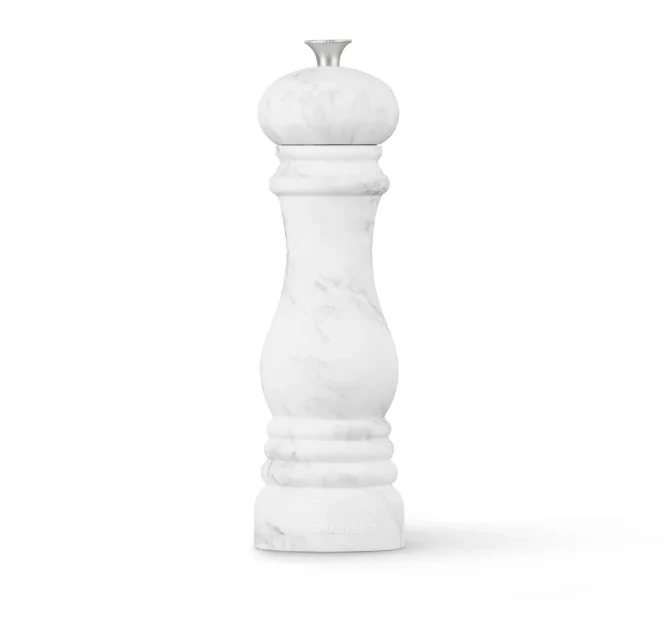 Le Creuset Pepermolen 21 cm – Marble White