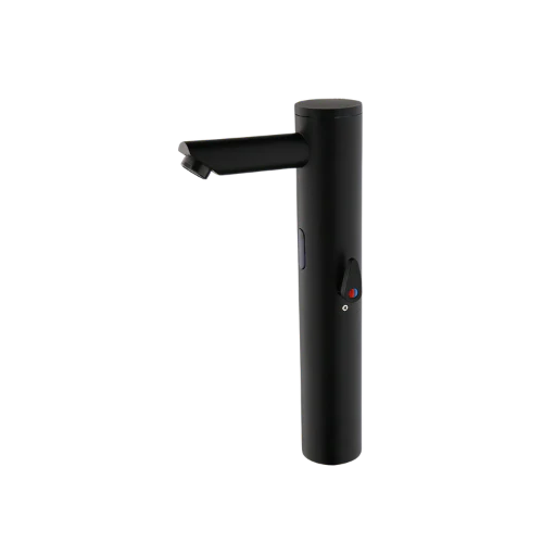 Sensomatica Scuro zwart sensorkraan warm koud model