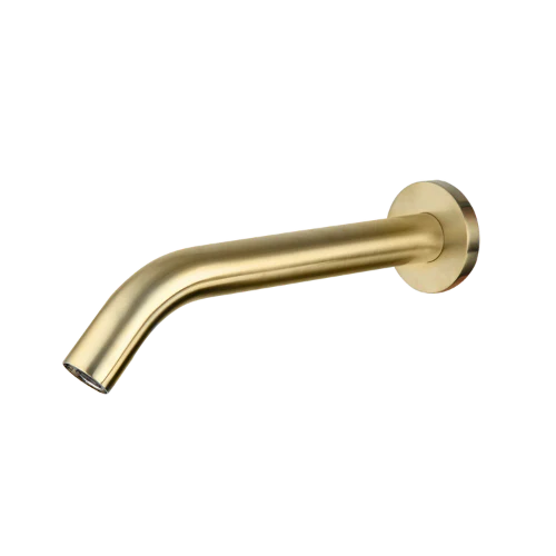Sensomatica Pesaro geborsteld goud sensorkraan kort model 130 MM