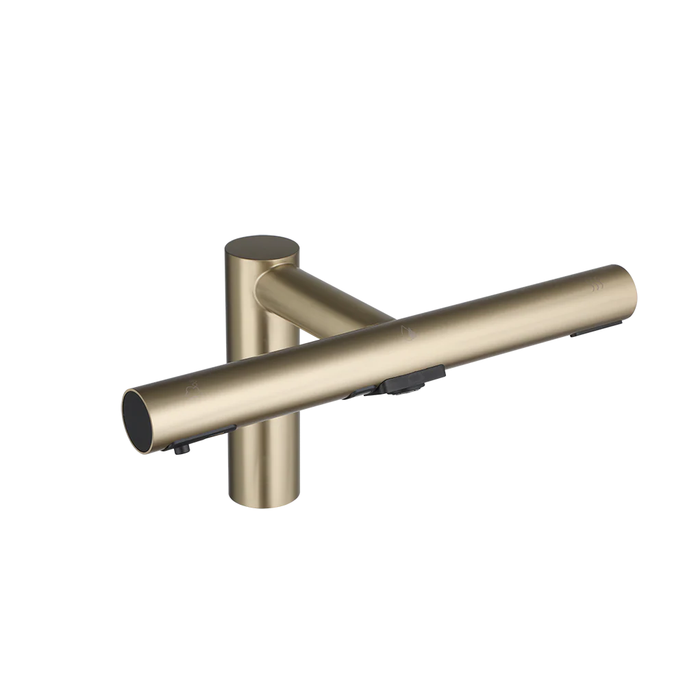 Sensomatica 3-in-1 Sensor Kraan – Geborsteld Goud