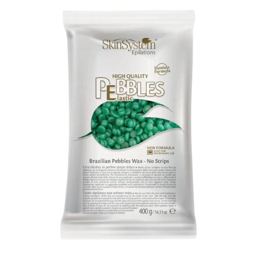 SkinSystem Pebbles Ontharingswax – Chlorofyl Crème 400g
