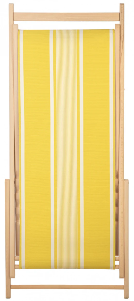 strandstoel Yvonne geel
