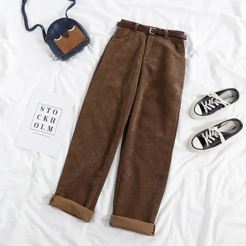 Elva – Corduroy Broek Dames