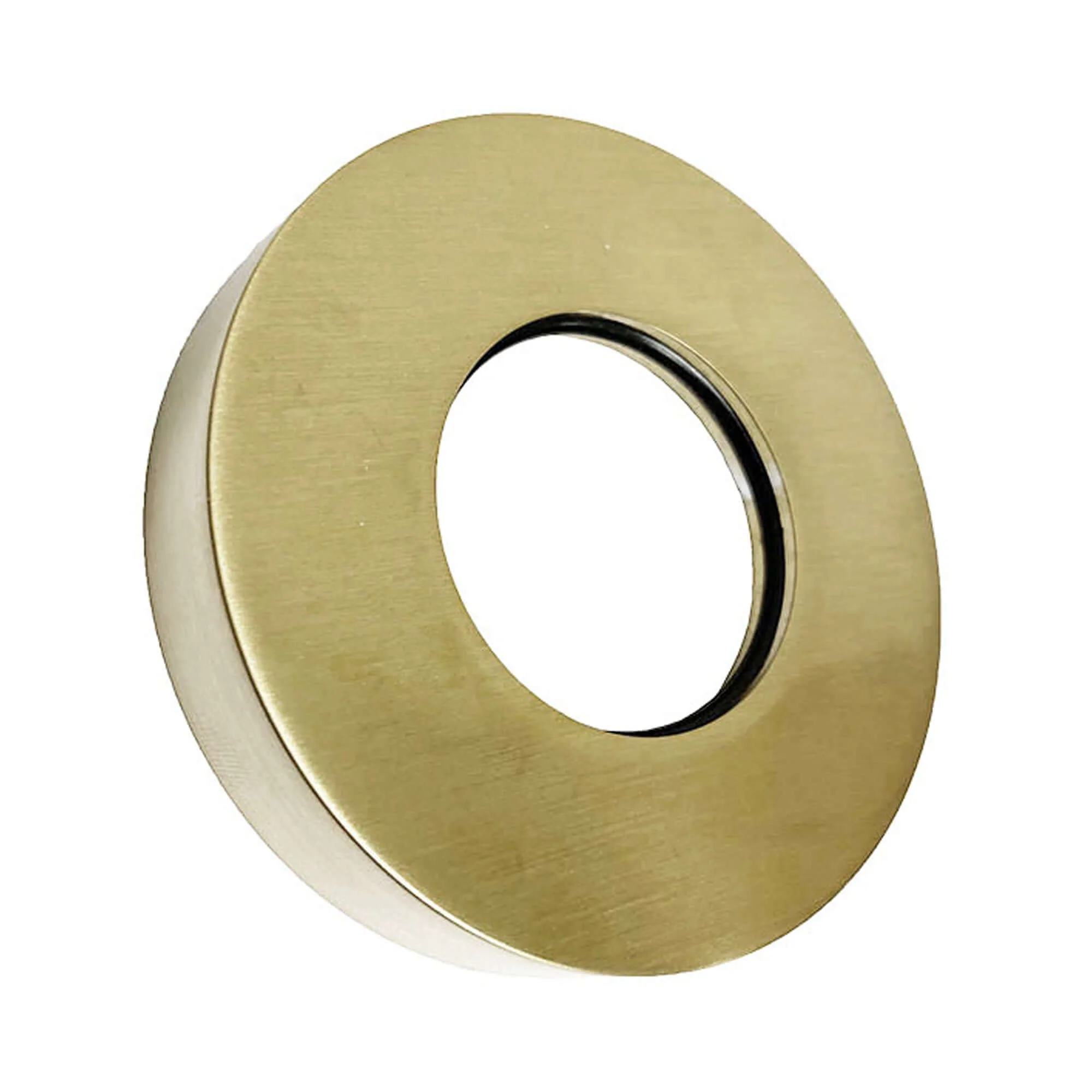 UniMatch sifon rozet 32 mm x 65 mm geborsteld messing PVD - Afbeelding 2