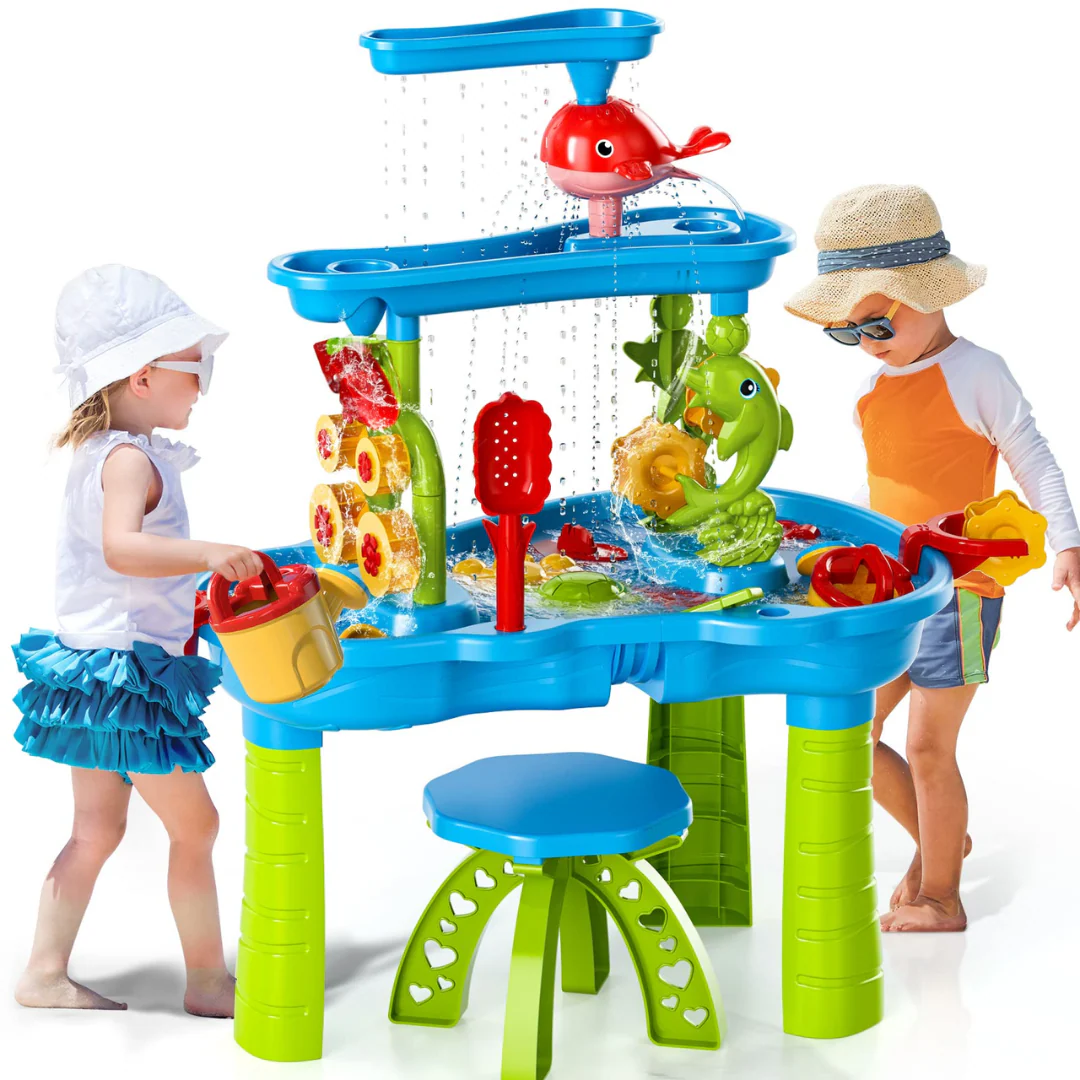 Speel & Leer 3‑Laags Zand‑ en Water Speeltafel