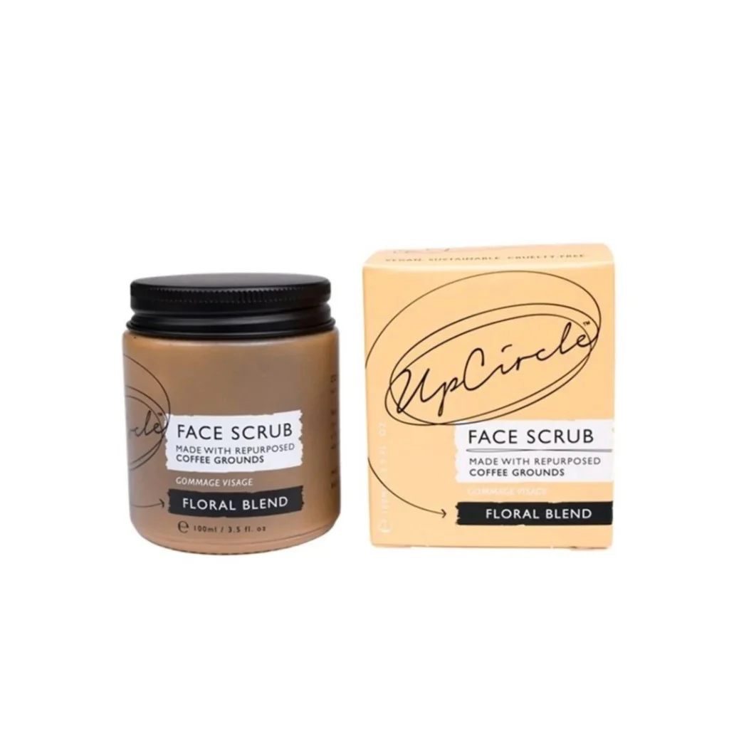 Koffie Gezichtsscrub – Floral Blend voor een Gevoelige Huid