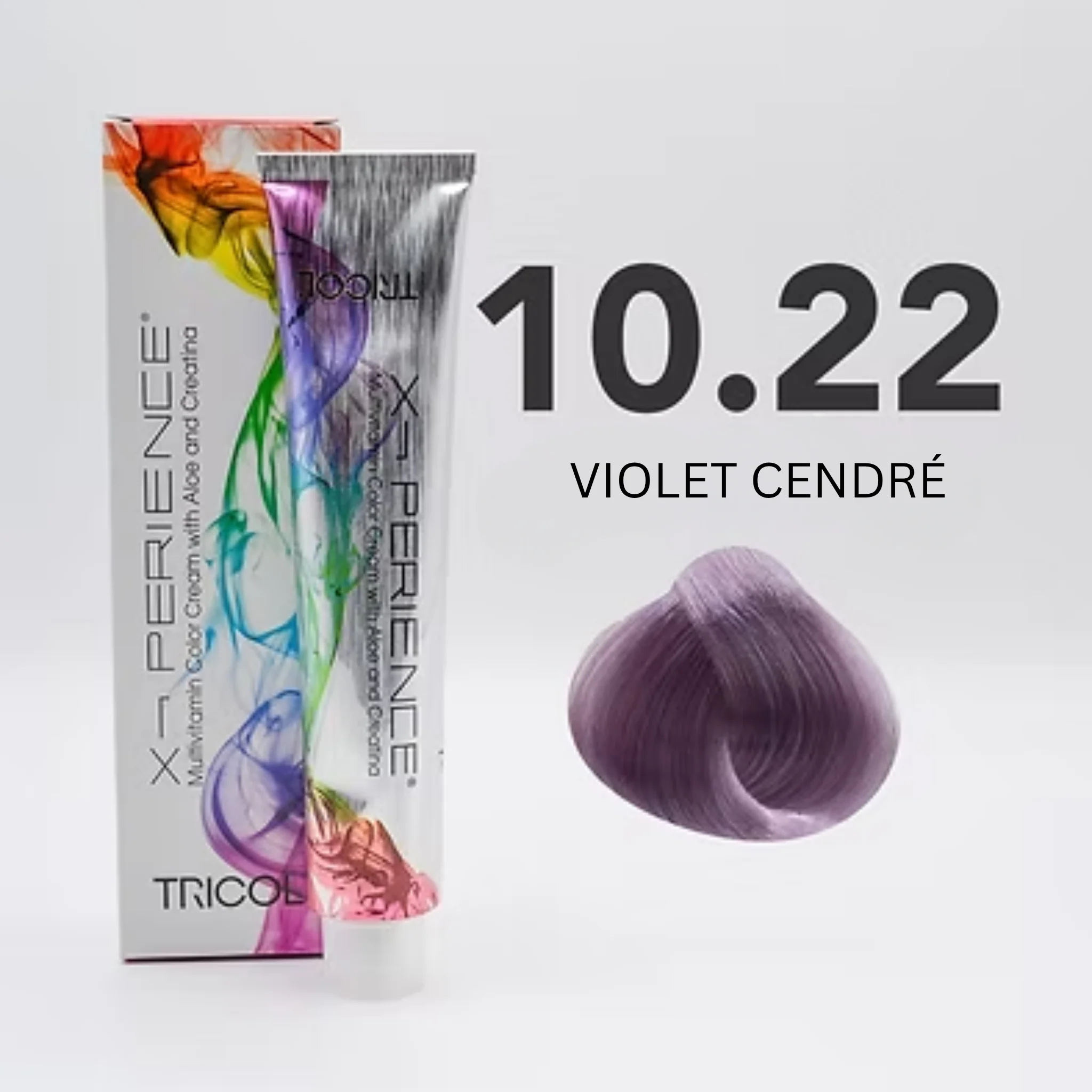 Tricol Xperience – Permanente Haarverf – 10.22 – Violet Asblond – 100 ml