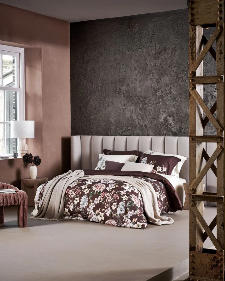 Vandyck Dekbedovertrek Rosalie 240x200/220 cm Rosewood - Afbeelding 2