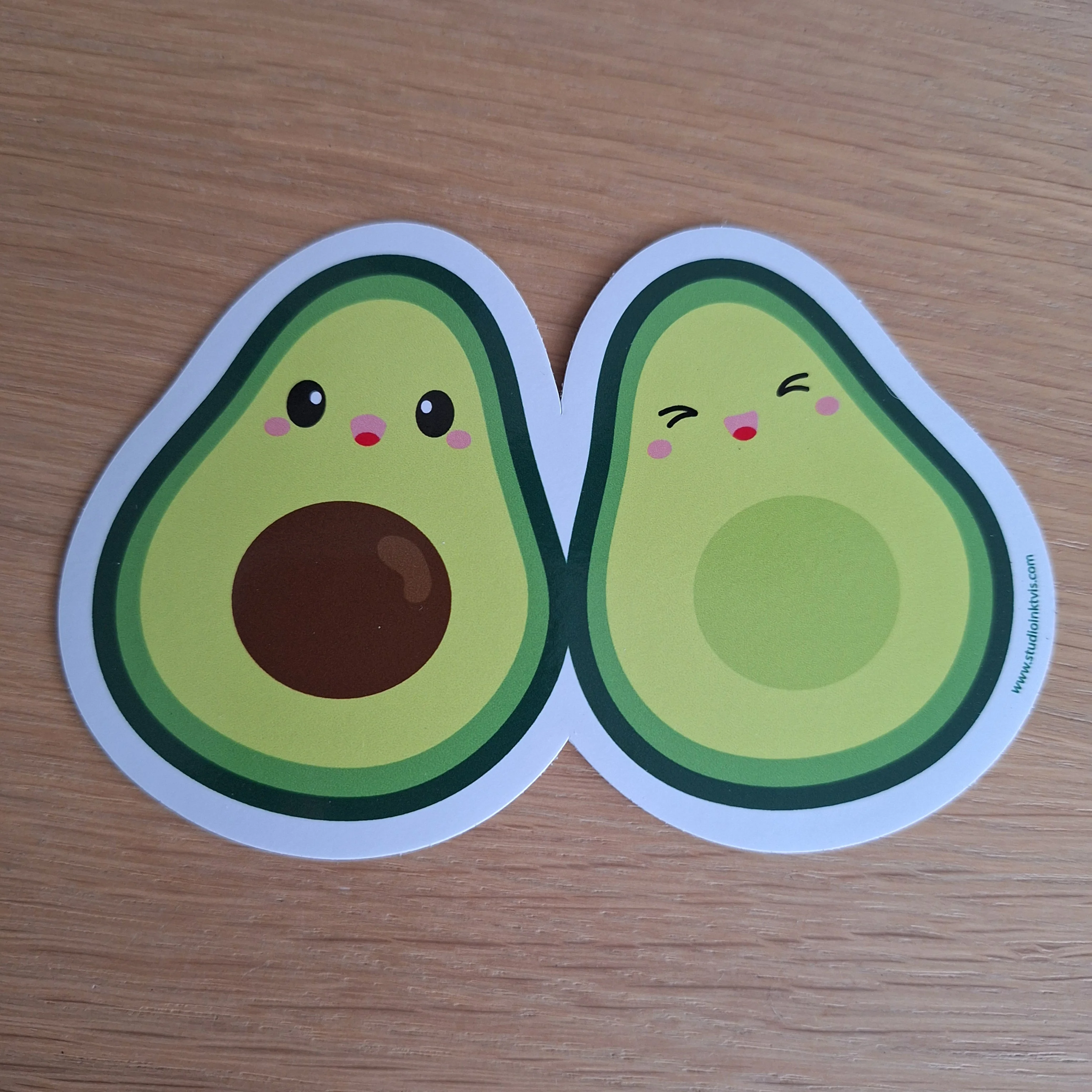 Vinyl sticker avocado’s