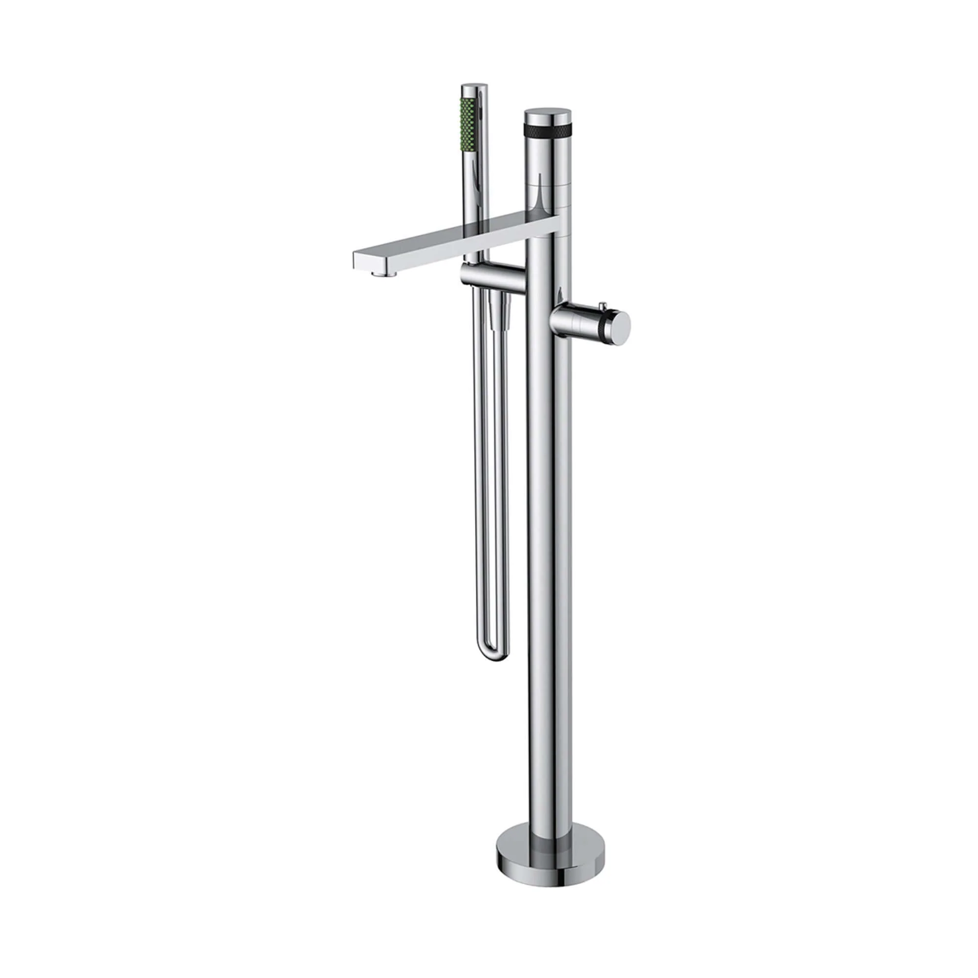 Vrijstaand Badthermostaatkraan Wiesbaden Bol 83,3 cm Compleet Chroom