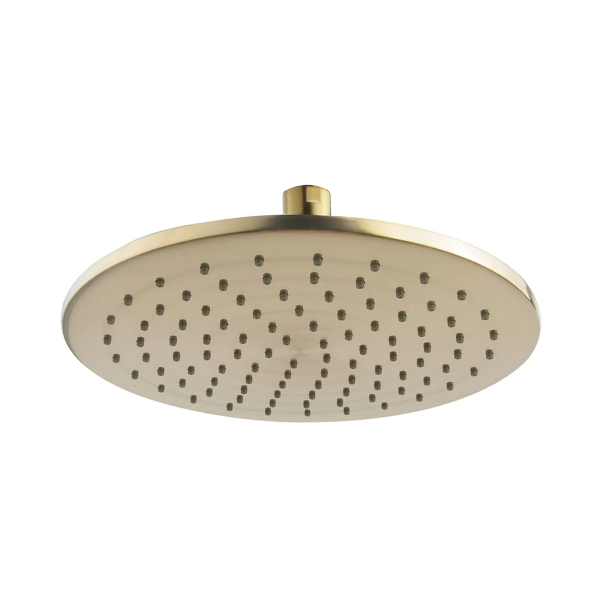 Wiesbaden Caral rond 25 cm antikalk geborsteld messing goud hoofddouche