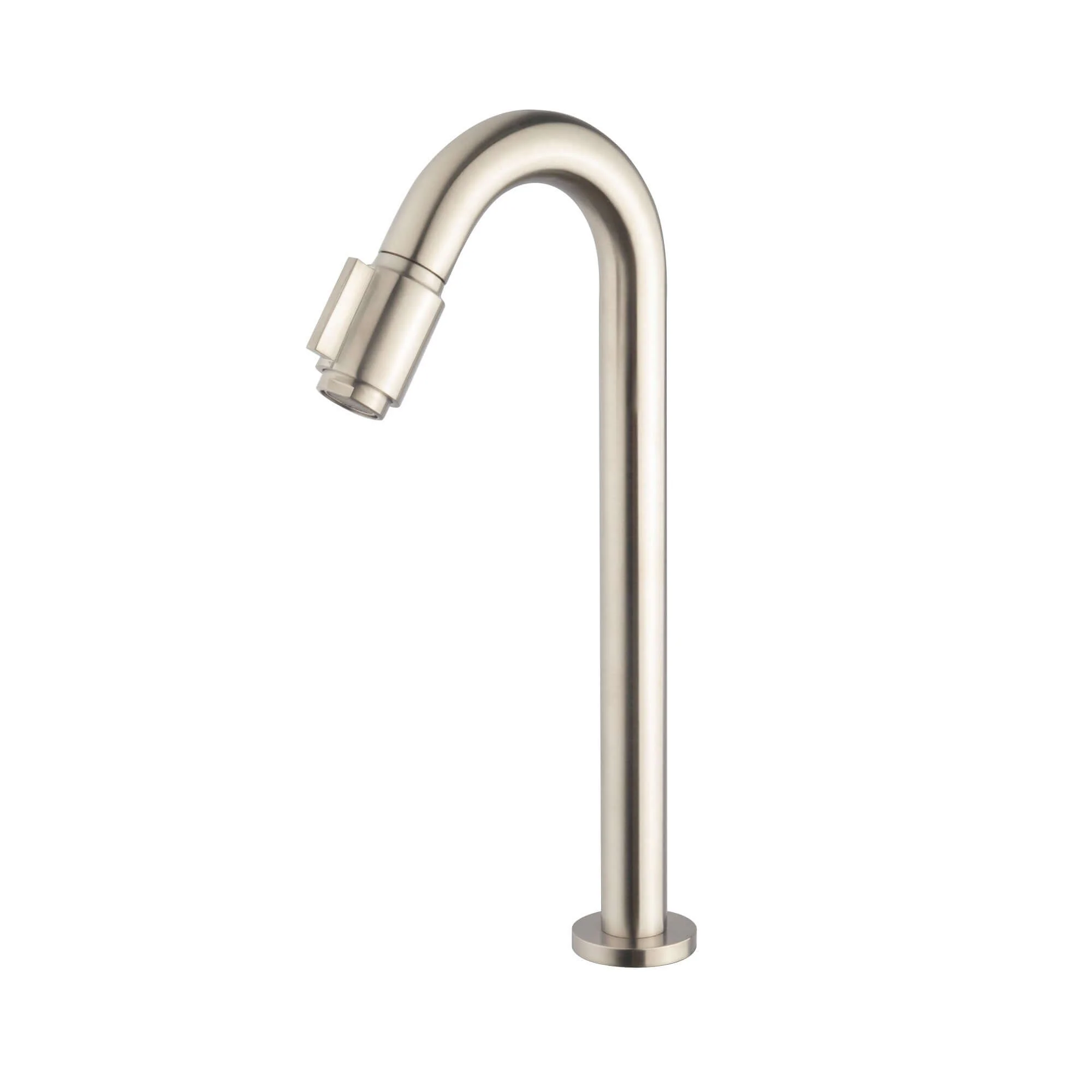 XL Toiletkraan Wiesbaden Victoria 1/2″ in Geborsteld Staal