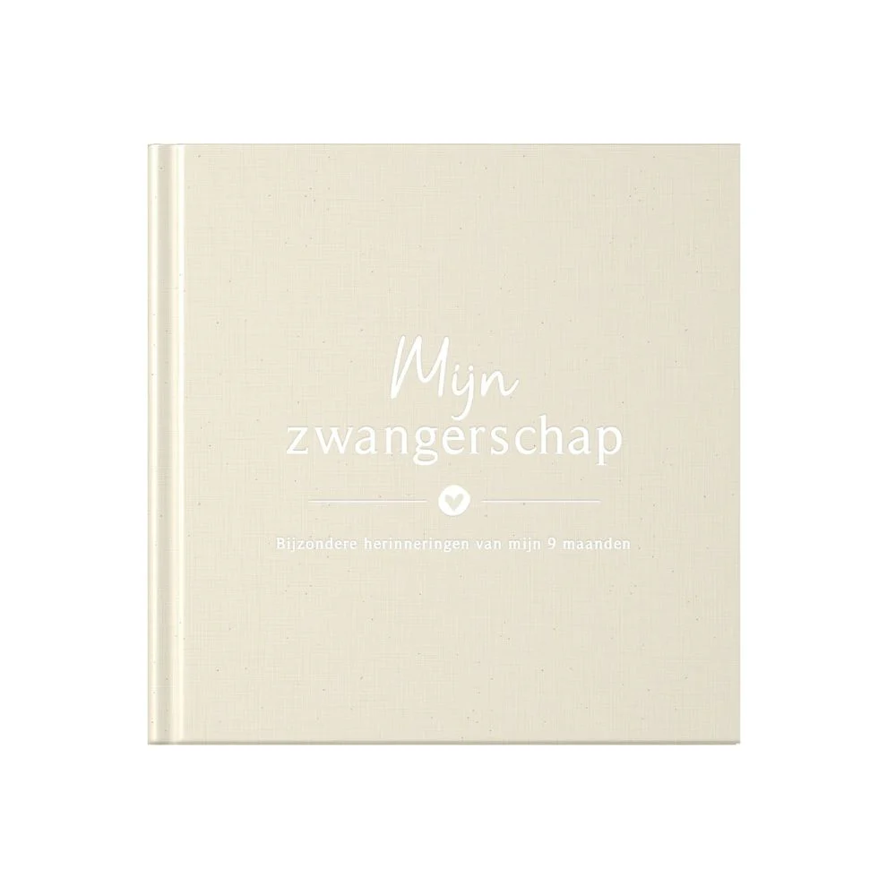 Baby invulboekje – Invulboek Mijn Zwangerschap – Linnen Beige – Fyllbooks