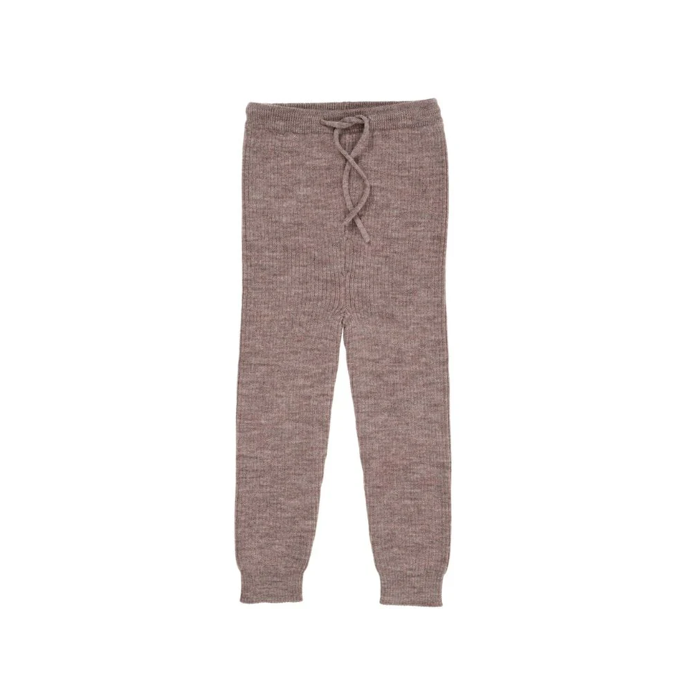 Gebreid broekje – Merino Classic Rib Leggings – Merinowol – Nature Melange – Copenhagen Colors