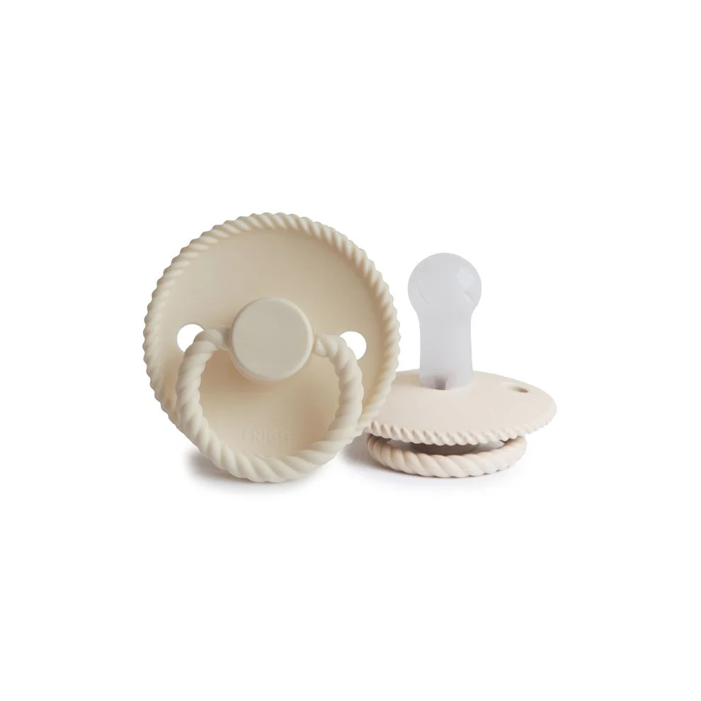 FRIGG siliconen speen – Rope – Cream – 100% medisch siliconen speen