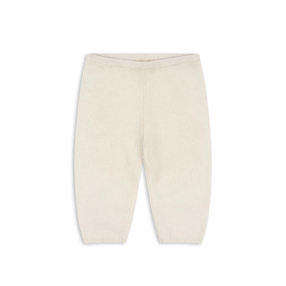 Savora Pants – Antique White – Wijd baby broekje – 100% wol – Konges Sløjd