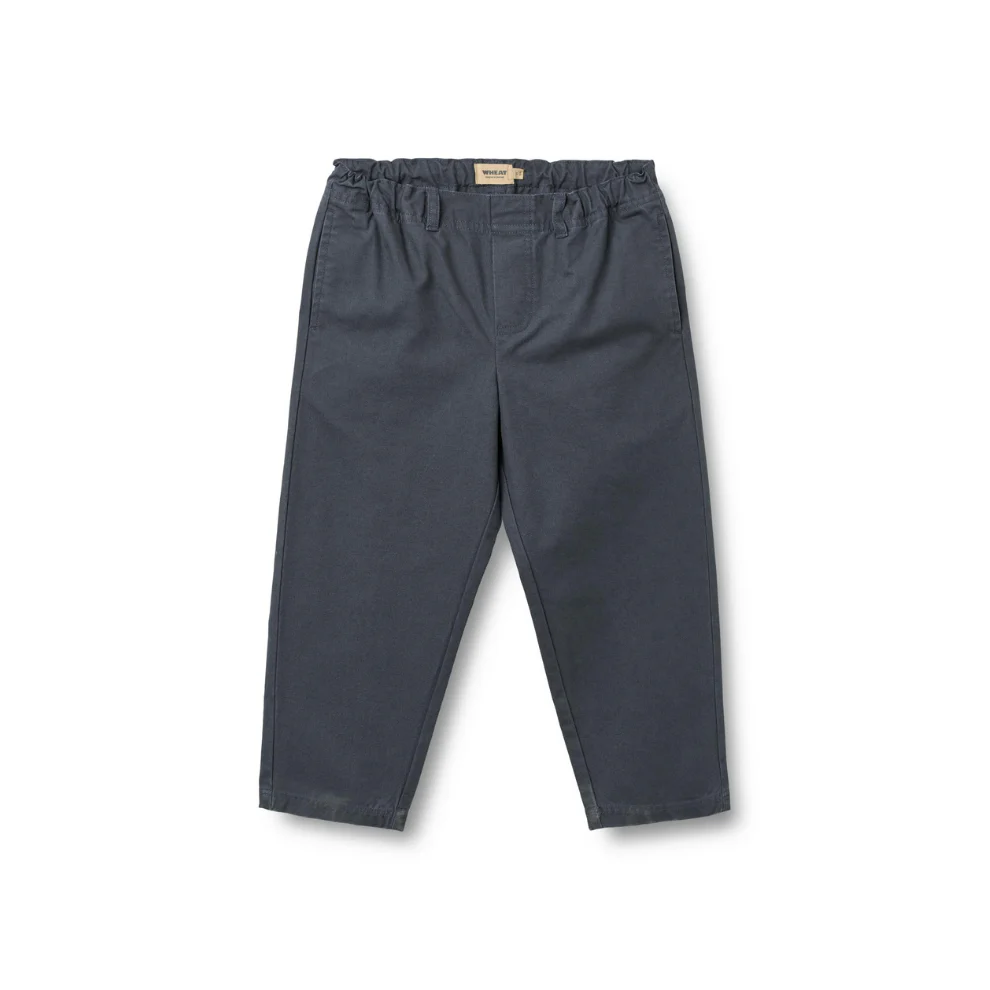 Pantalon/Broek – Trousers Julian – Biologisch katoen – Ink/Navy – Wheat