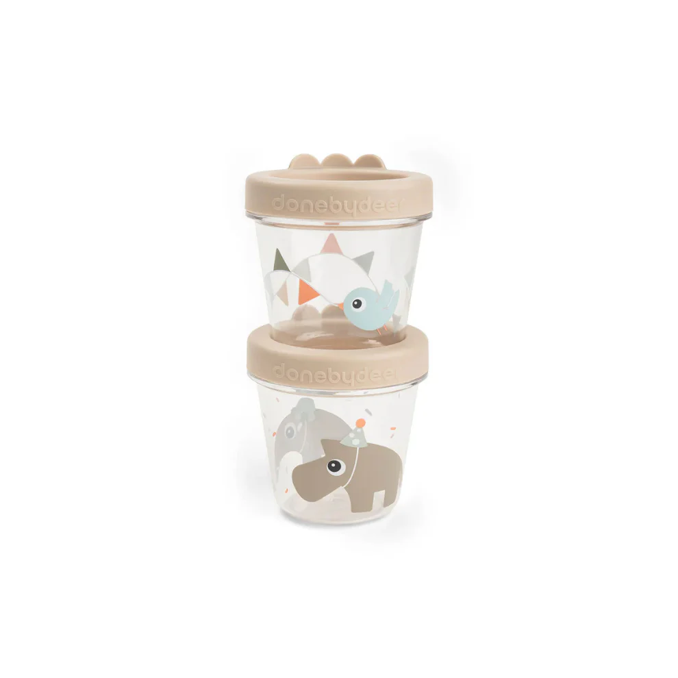 Babyvoedingcontainers (2 stuks) – Bewaarbakjes – Celebration – Samd – Done by Deer