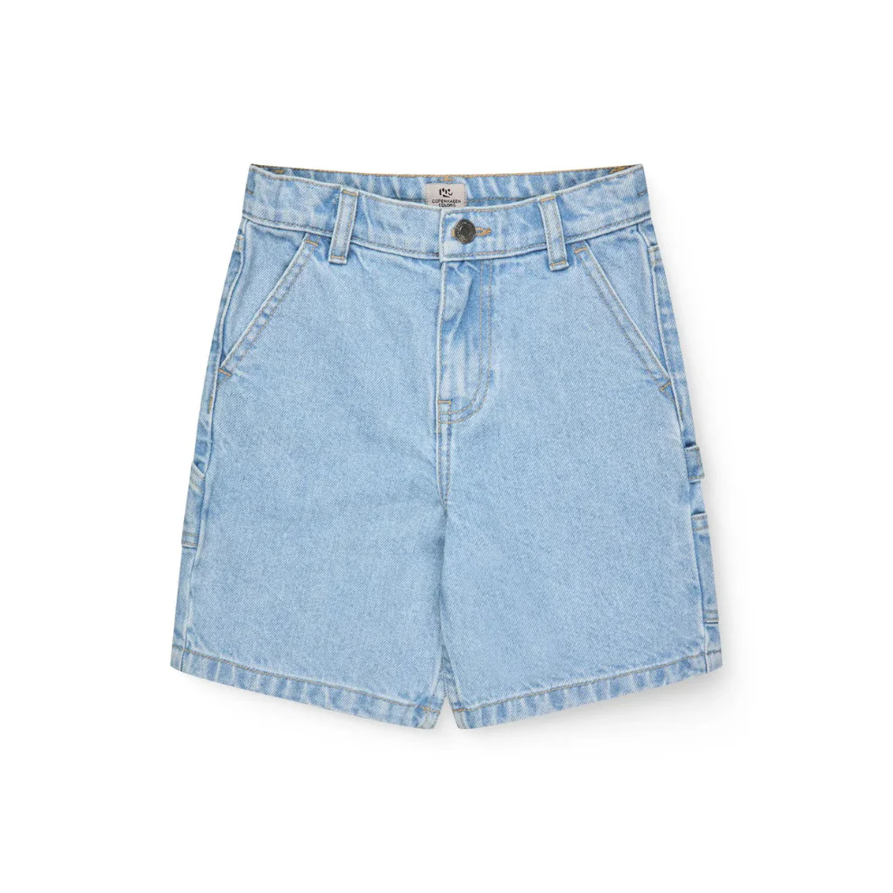Korte spijkerbroek – Denim cargo shorts – Lichtblauw – Copenhagen Colors