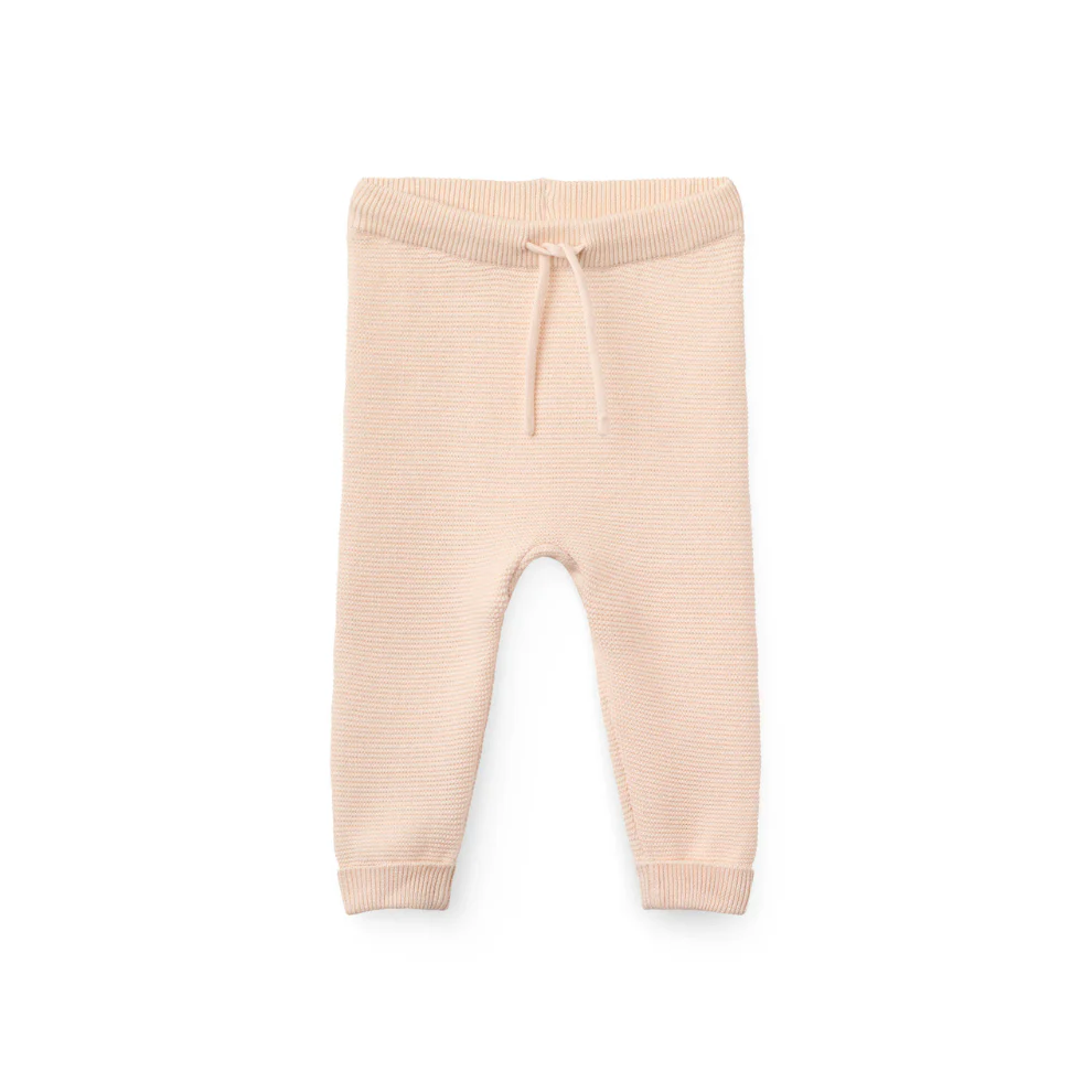 Gebreid broekje – Cotton Baby Leggings –  Biologisch katoen – Soft Pink/Roze – Copenhagen Colors