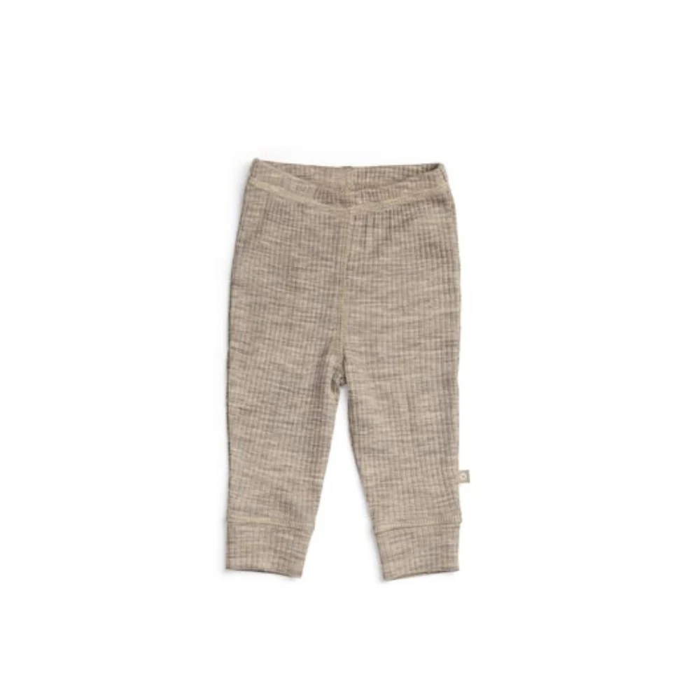 Legging – Merino wol – Lichtbruin/Beige – Smallstuff