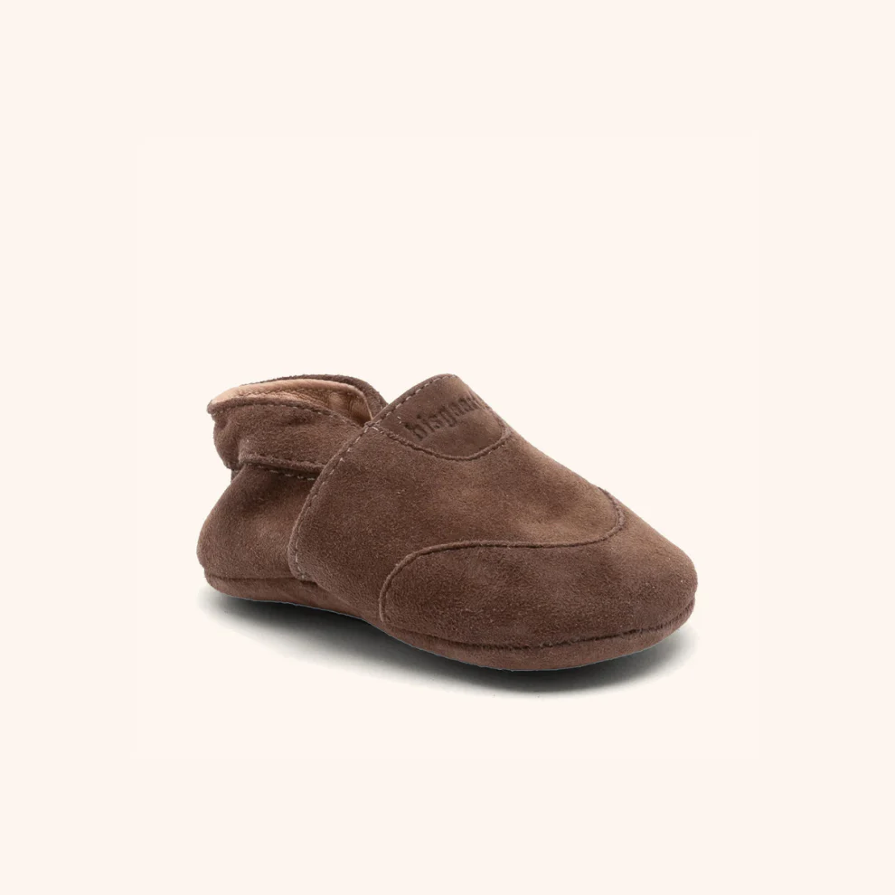 Newborn slofjes – Kruipschoentjes – Suede – Bisgaard