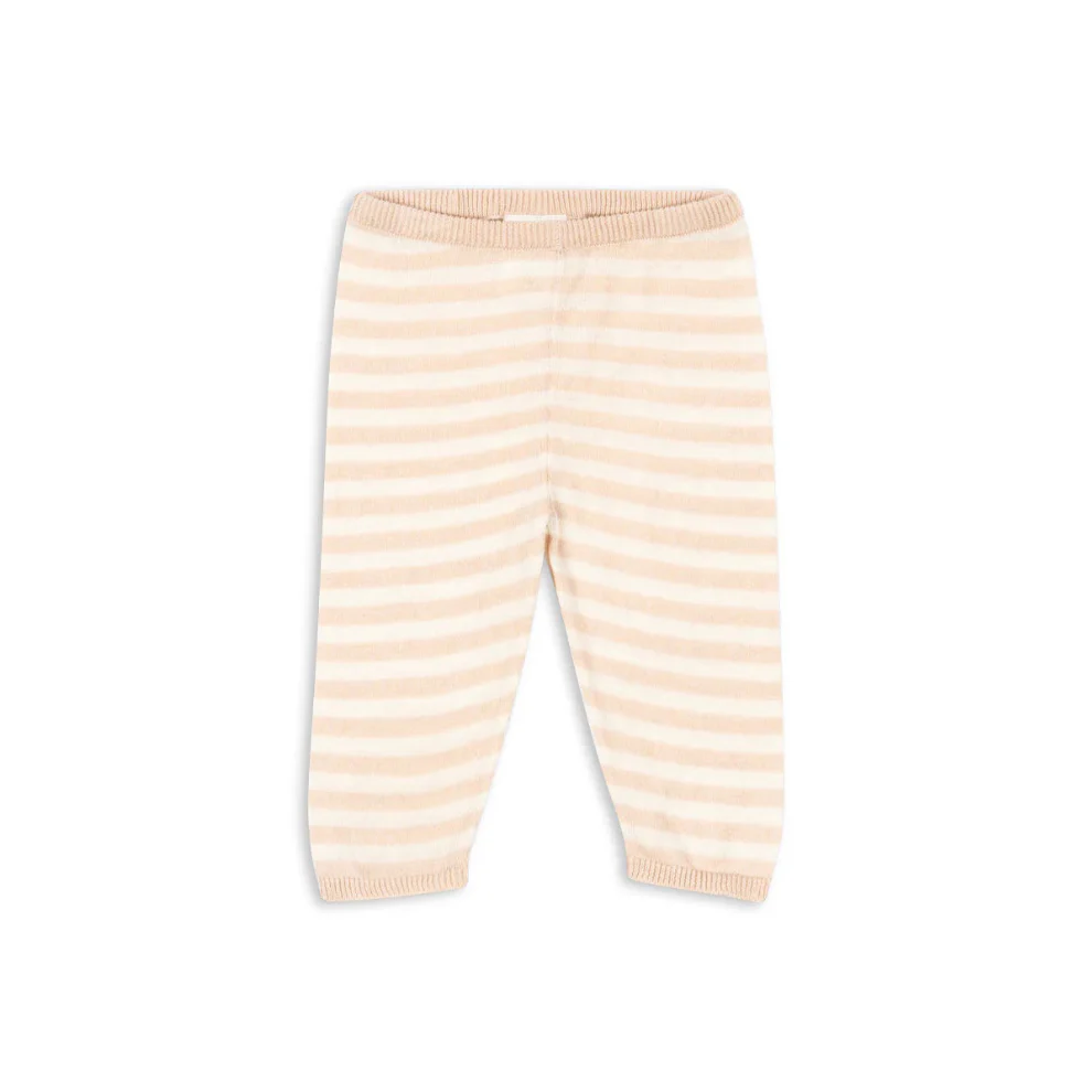 Dungebreid broekje – Venti Knit Leggings – Cameo Rose/Roze – Biologisch Katoen – GOTS – Konges Sløjd