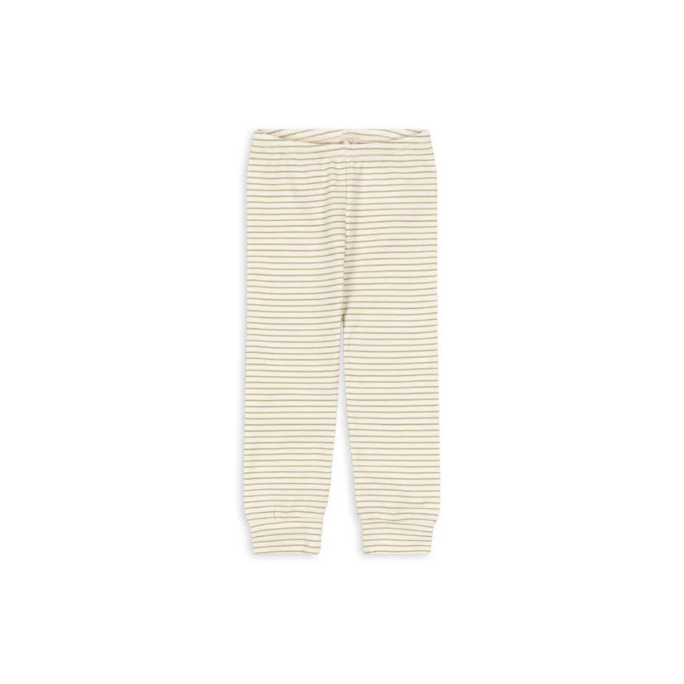 Basic Broek – Tea Stripe – Gestreept baby broekje – GOTS Biologisch Katoen – Konges Sløjd
