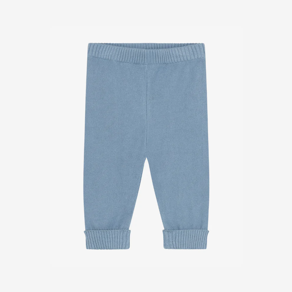 Gebreid broekje – Biologisch katoen – Knit Pants – Mountain Spring – GOTS – Fixoni