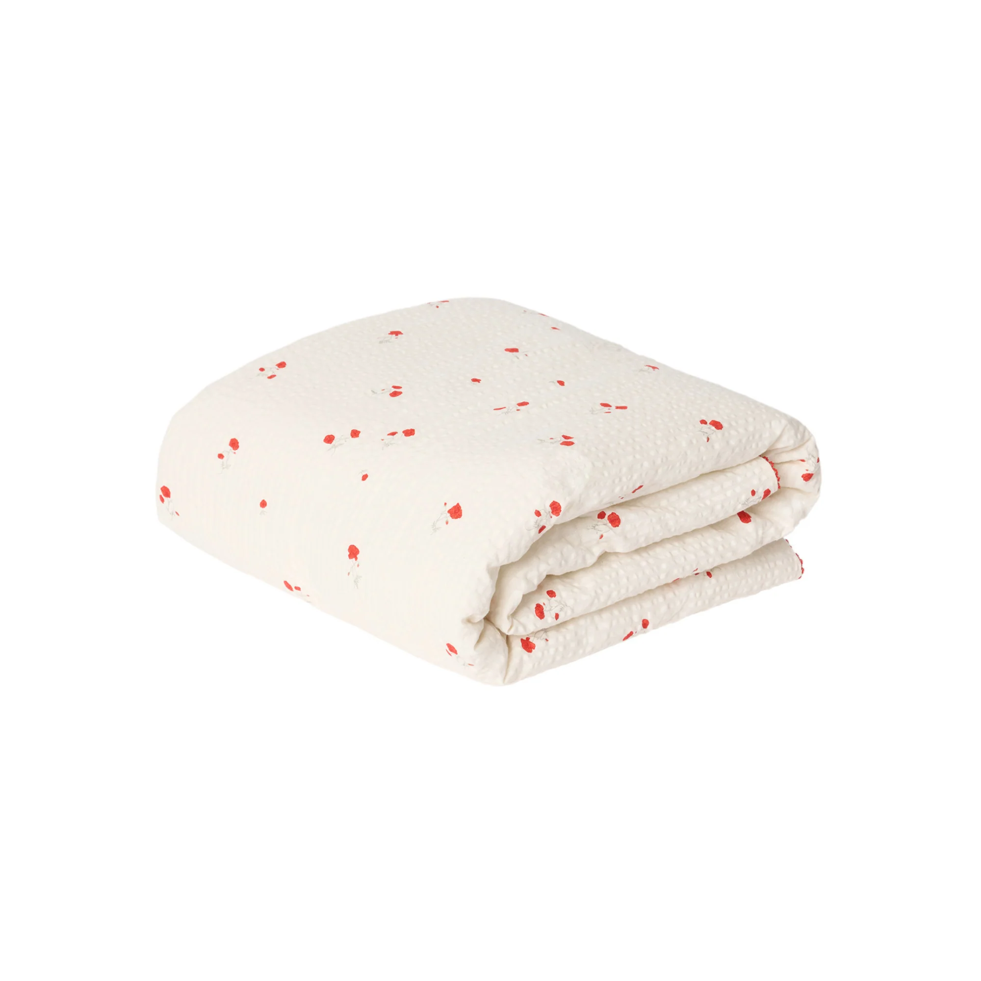 Gewatteerde deken – 100×140 cm – Seersucker Filled Blanket – Poppy – Biologisch katoen – Garbo&Friends